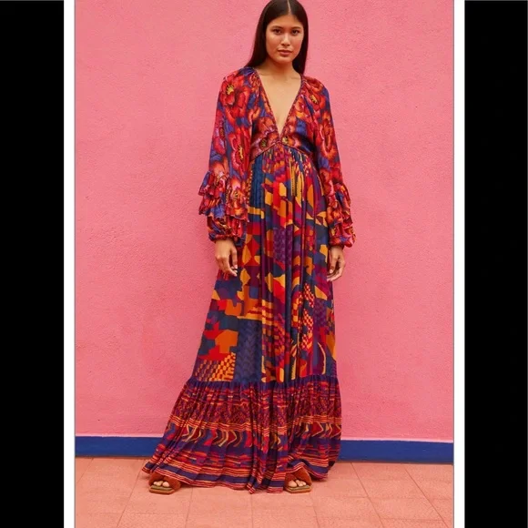 chevron print maxi dress Chevron Print Maxi Dress